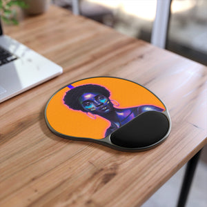 Indigo Mouse Pad With Wrist Rest